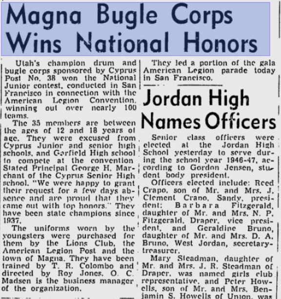Drum & Bigle corps - 1950s?